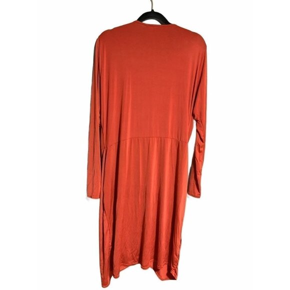 missguided plus size faux wrap bodycon long sleeve dress size 20 - Picture 7 of 7